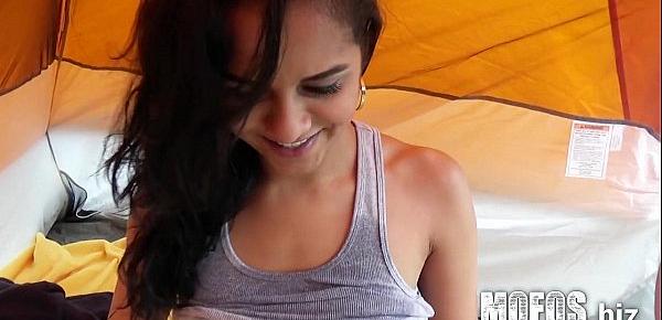  Mofos - Sexy Latina babe gets fucked in a tent